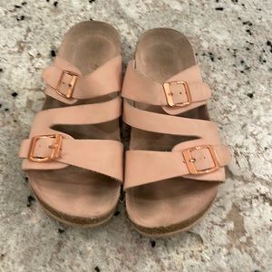 Girls sandals Birkenstock style, size 4 pink